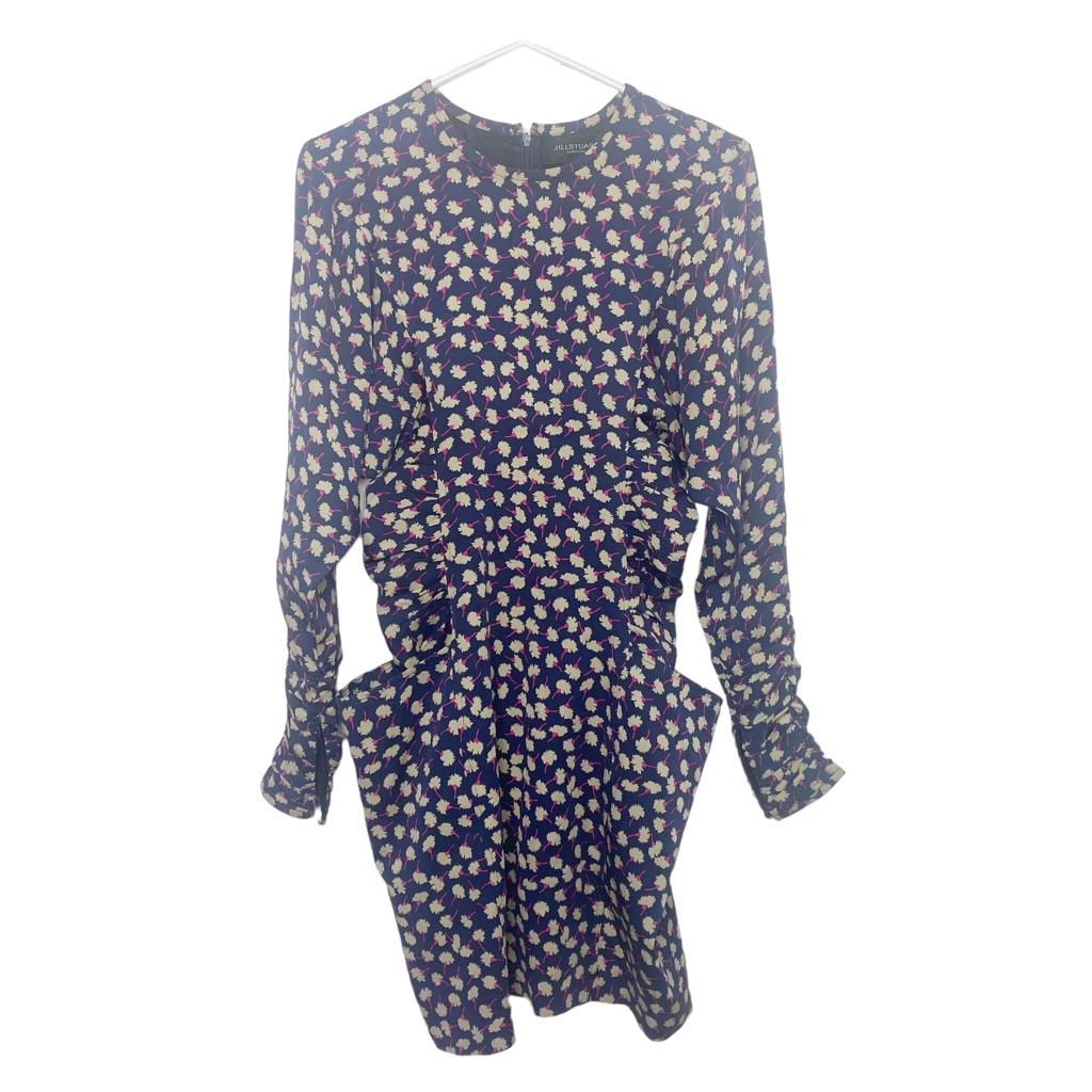 Jill Stuart Collection Navy Blue Floral Dress Size 0